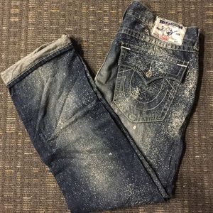 True Religion Jeans “Paint Splatter Denim”